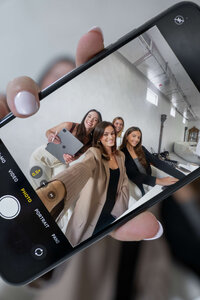 Group of women taking a selfie