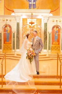 St Sophia's Greek Orthodox Church Wedding in the Spring in DC