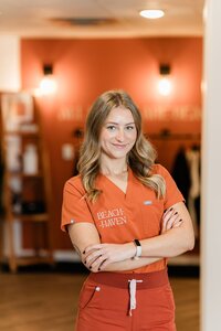Beach Haven esthetician, Emily K.