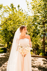 Bride Amongst the Trees | Photography by Jocelyn