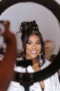 Bride getting ready photo at JW Marriott Orlando Bonnet Creek Resort & Spa | Photo by Phavy Photography, Wedding Photographer from St. Augustine FL