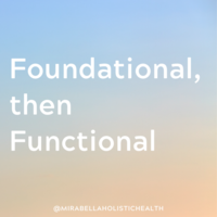Foundational then Functional