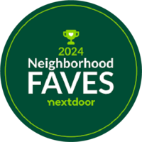 next door neighborhood faves badge