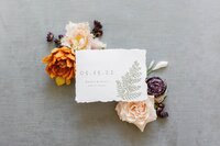 Handmade wedding invitations for an Atlanta Wedding
