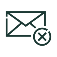 Icon showing that the website audit comes with no email spam or unwanted follow-ups
