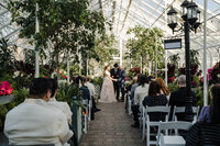 Volunteer Park Conservatory Ceremont by seattle event planner