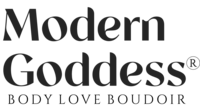 Modern Goddess business logo and tag name