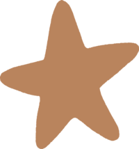 Gold illustration of star