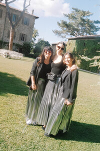 team portrait of santa barbara wedding planners