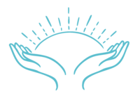 hands holding sun 