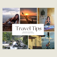 Montage of world travel photos