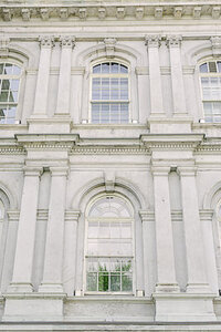 A luxury building in Old Montreal.