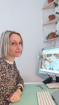 photo de Jenna au bureau