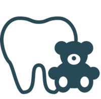 children and teens dentistry icon