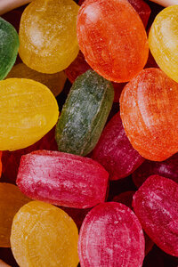 Assorted sour hard candies
