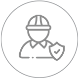 icon of a person in a construction hat