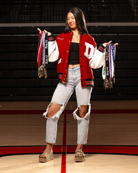 Theater Themed Senior Photo