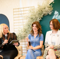 Clean Beauty founders at an event