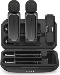 Lavalier Microphone with charging case — a top business software and content creation tool for entrepreneurs, recommended by Dallas brand expert Sophie K. Hunter.