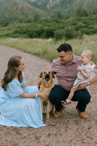 Colorado Engagement Photography with a Dog