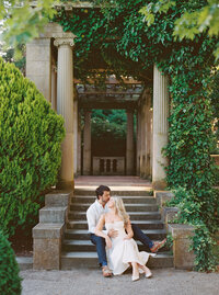 Romantic Newport engagement session