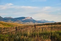 valley in montana with mountains in background