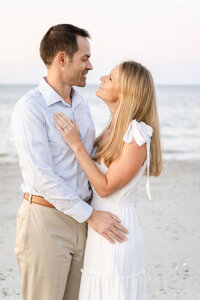 Sweet couple on the beach