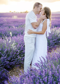 lavender fields in France portrait shoot