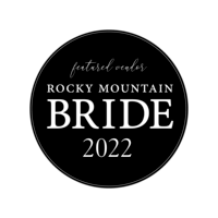 Featured vendor badge from Rocky Mountain Bride 2022, awarded to a top wedding photographer.