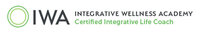 Logo with text "Integrative Wellness Academy Certified Integrative Life Coach"