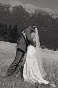 couple at their bc wedding