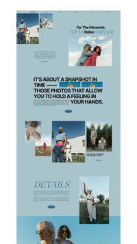 Georgie showit website template mockup