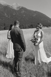 couple at their bc wedding