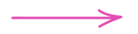 Pink arrow graphic used as a decorative element on a brand photography website to guide visual flow and enhance marketing design.