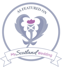 My Scotland Wedding Badge