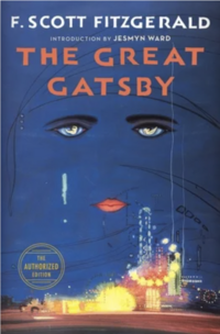 Book cover for The Great Gatsby by F. Scott Fitzgerald