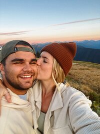 watching the sunset on hurricane ridge in olympic national park