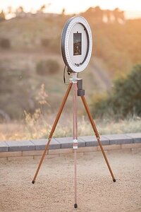 photo booth on tripod