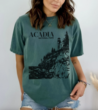 Acadia National Park T Shirt - Blue Spruce Thumbnail
