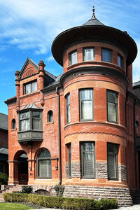 A historic brick home in a classic Toronto neighborhood. An architectural tour through Canada’s largest city highlights turn-of-the-century urban design.