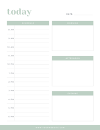 Daily Planner 2 - Ultimate Canva Planner Toolkit - Jessica Compton Creative Design