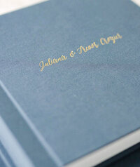 Impression numérique sur la couverture de l'album photo