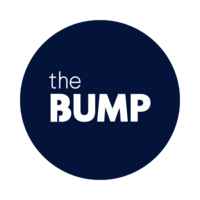 Navy blue circle with “the BUMP” in white text.