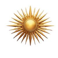 Radiant Art Deco Sun Element in Star of Art Deco Showit Template