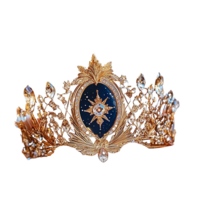 Empowering Moon Phase in Goddess Star Template Representing Intuition and Growth