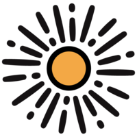 Sun icon