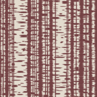 Earthy burgundy and clay highly textured hand drawn sketchy ikat lines, stripes, columns