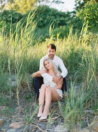 Fine art Newport engagement session
