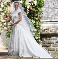 chapel length veil pippa middleton