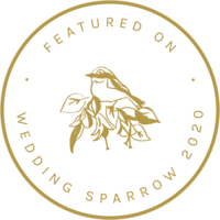Wedding Sparrow Badge 2020
